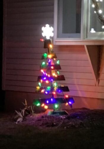 Lighted Snowflake Christmas Tree Topper photo review