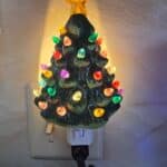 2 Pack Ceramic Christmas Tree Night Lights photo review