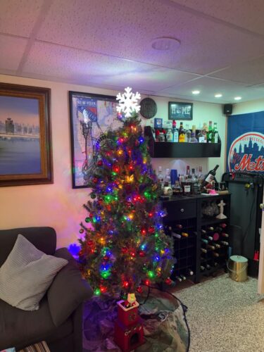 Lighted Snowflake Christmas Tree Topper photo review