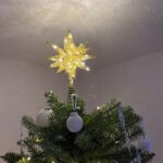 3D Silver Glitter Star Tree Topper with 56 LED Lights photo review
