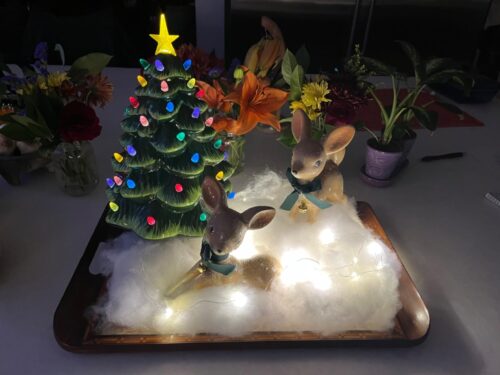 Nostalgic Ceramic Christmas Tree with LED Lights photo review