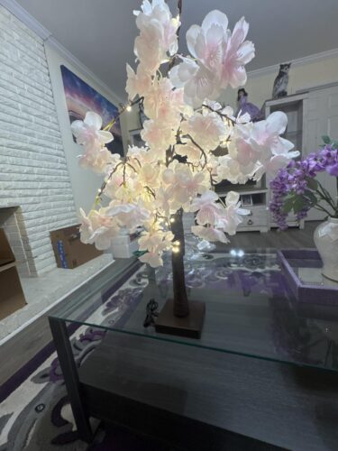 24 Inch Pink LED Cherry Blossom Tree photo review