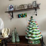 Set of 3 Retro Hand-Painted Ceramic Trees with LED Lights photo review