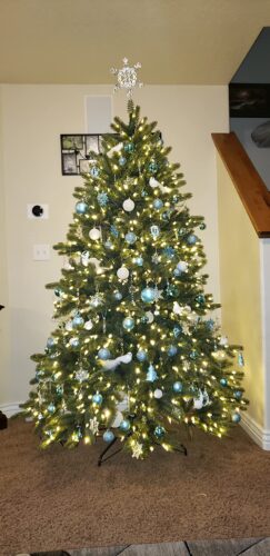 FrostGlow Snowflake Tree Topper photo review