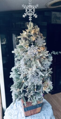 FrostGlow Snowflake Tree Topper photo review