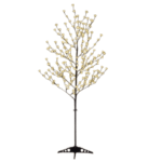 4ft Lighted Cherry Blossom Tree with 144 Warm White LED Lights